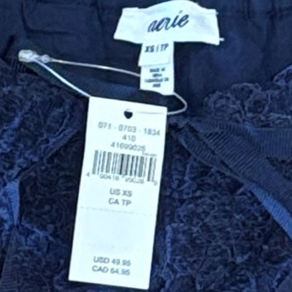 🩶Size XS - NWT: AERIE - Lace Godet Skirt - Picture 6 of 10
